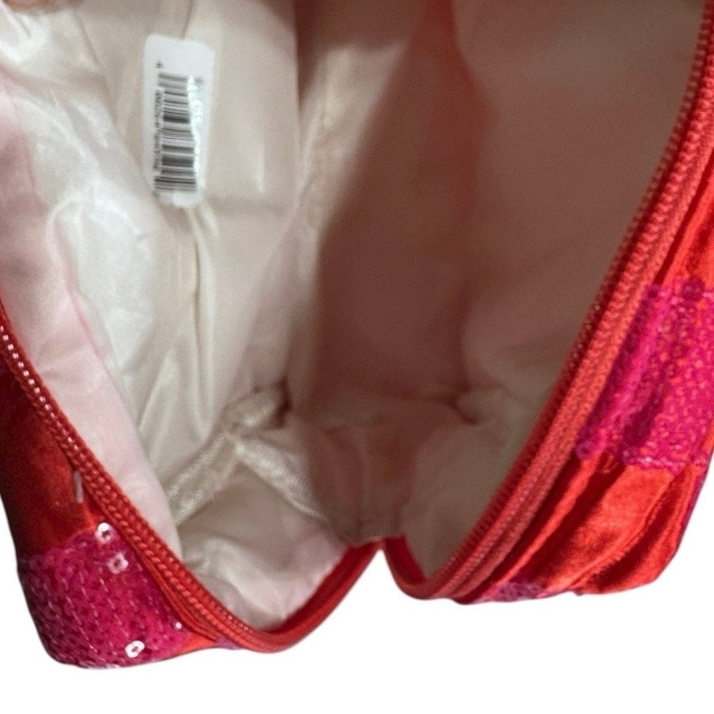 Holiday Glam Red Pink Sequin Bag Skin Care Murad Dermalogica Skincare Makeup Set - Picture 4 of 7
